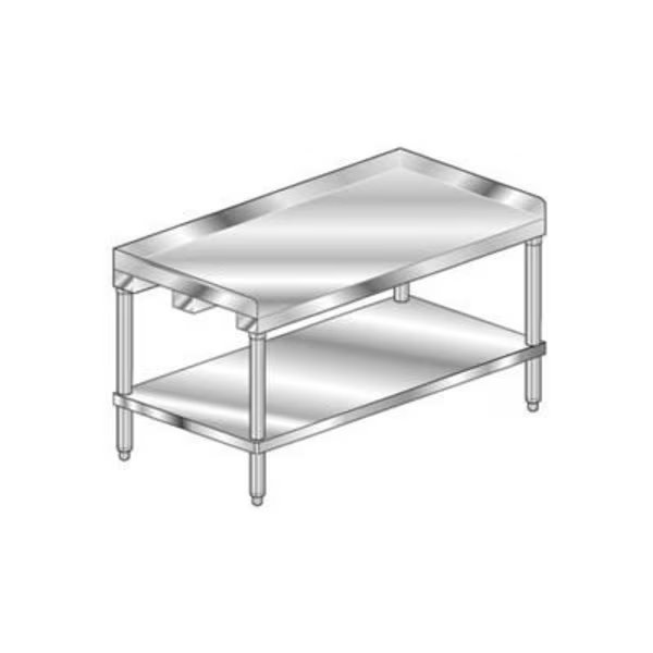 Aero Manufacturing Equipment Stand W/ Undershelf, 16 Ga Stainless Steel Top, 24